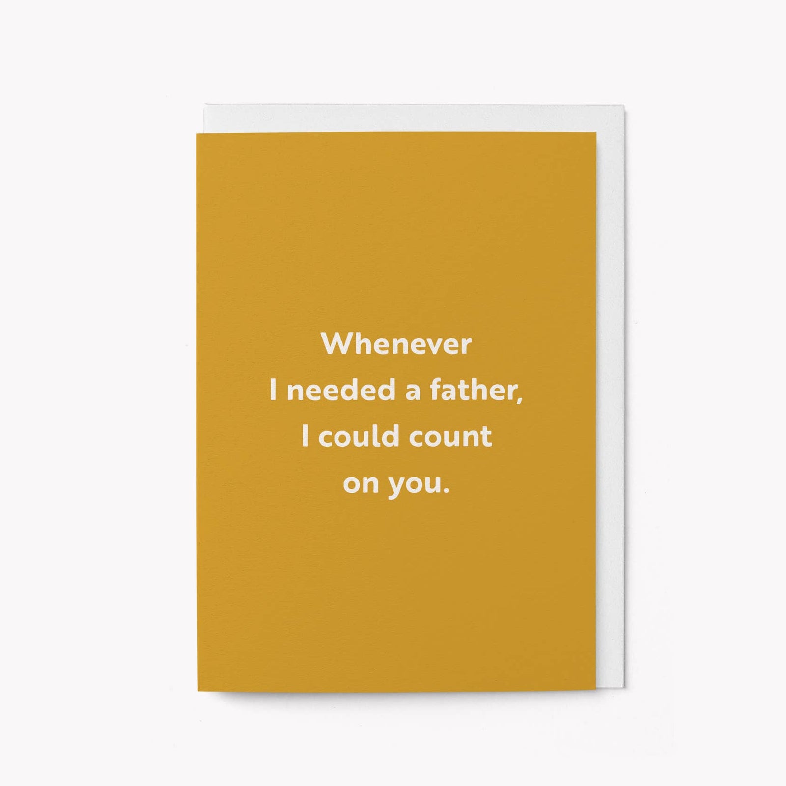Count On You Father's Day Card by graphic factory at penny black