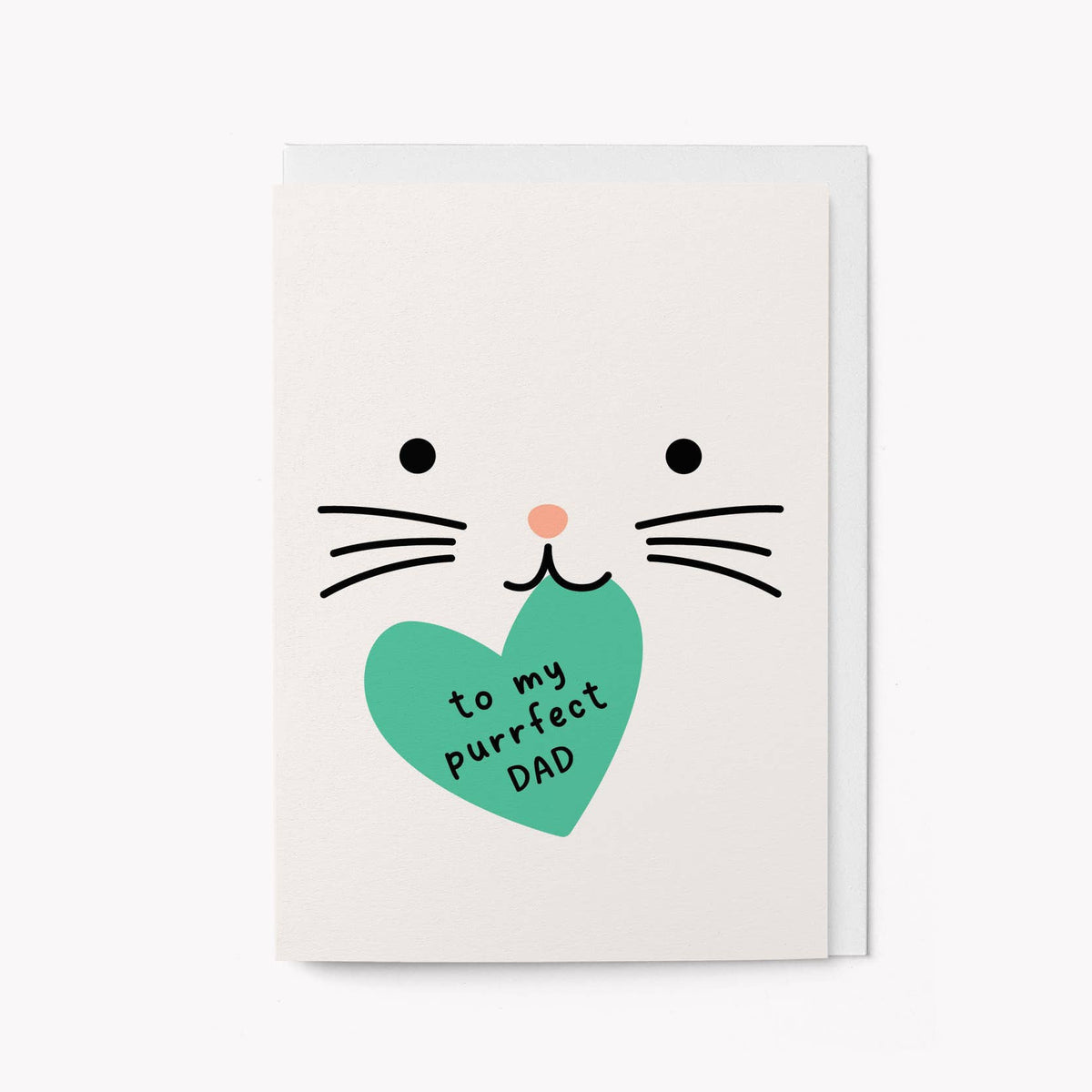 To My Purrfect Dad Father's Day Card by graphic factory at penny black