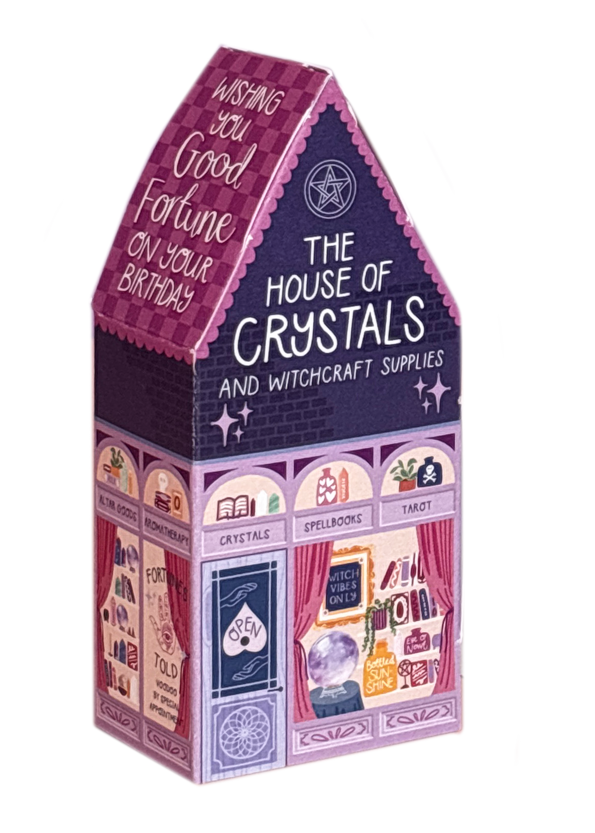 The House Of Crystals 3D Slot Together Birthday Card By Penny Black