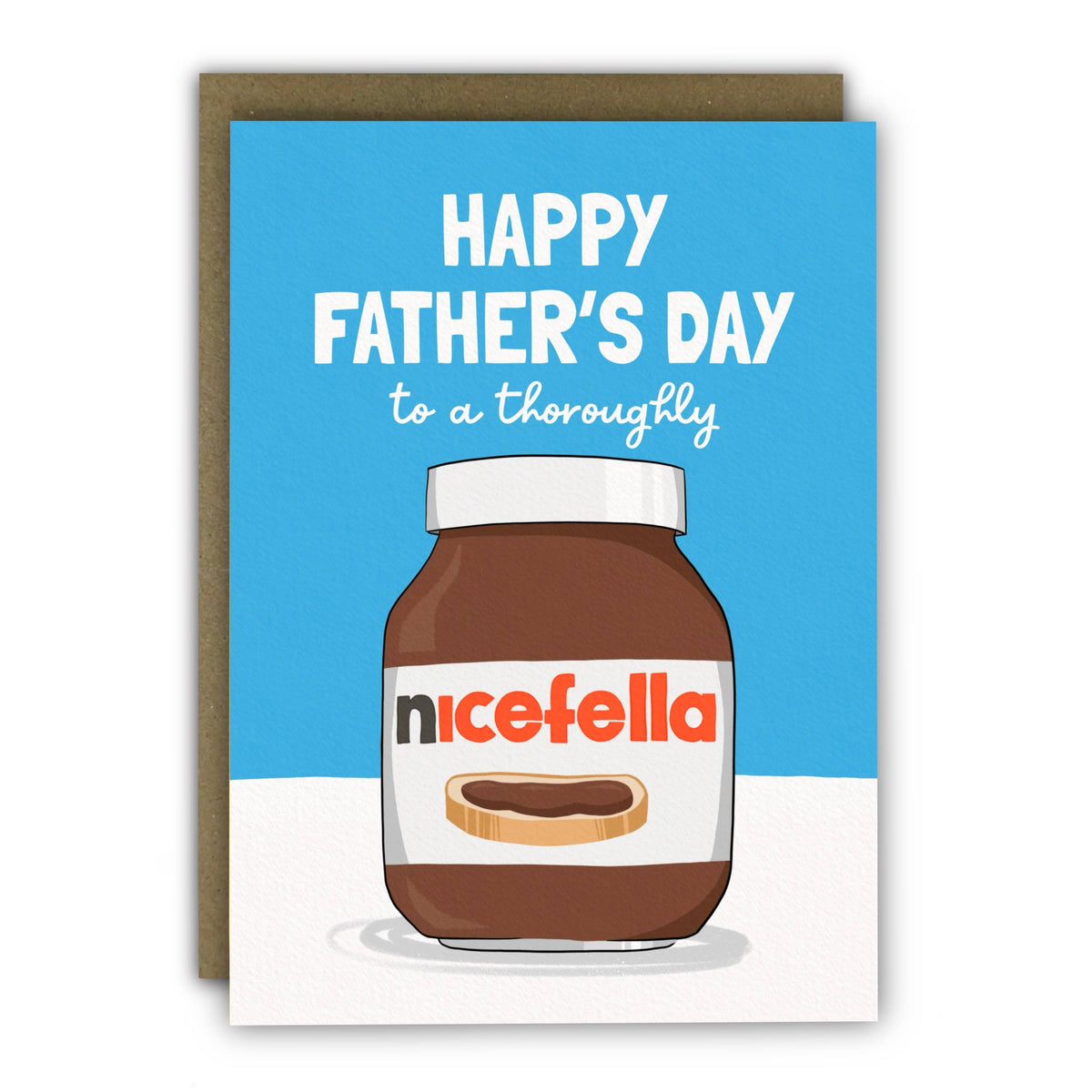Nice Fella Hazelnut Spread Father's Day Card by penny black
