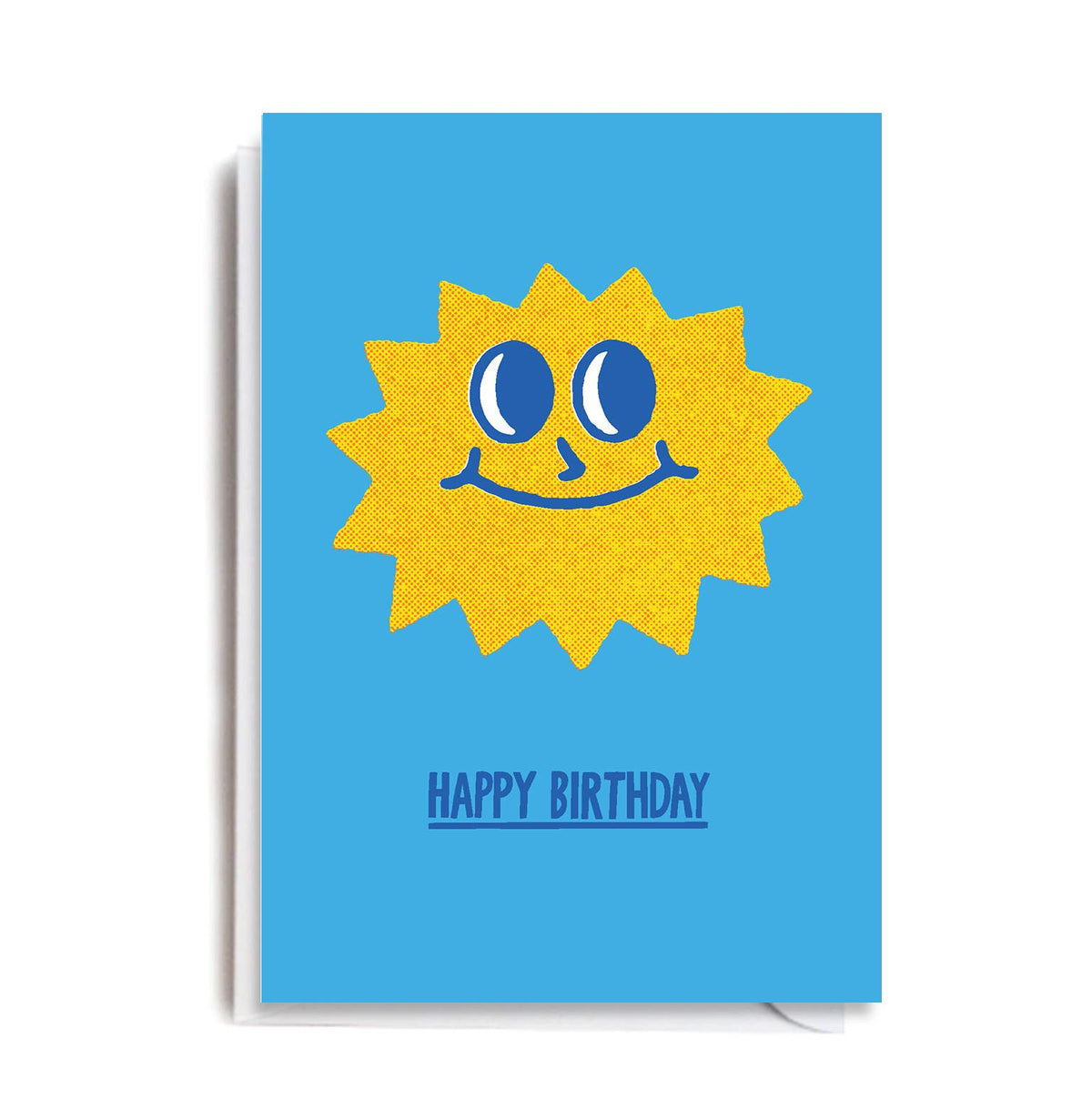Happy Birthday Smiling Star Card by penny black