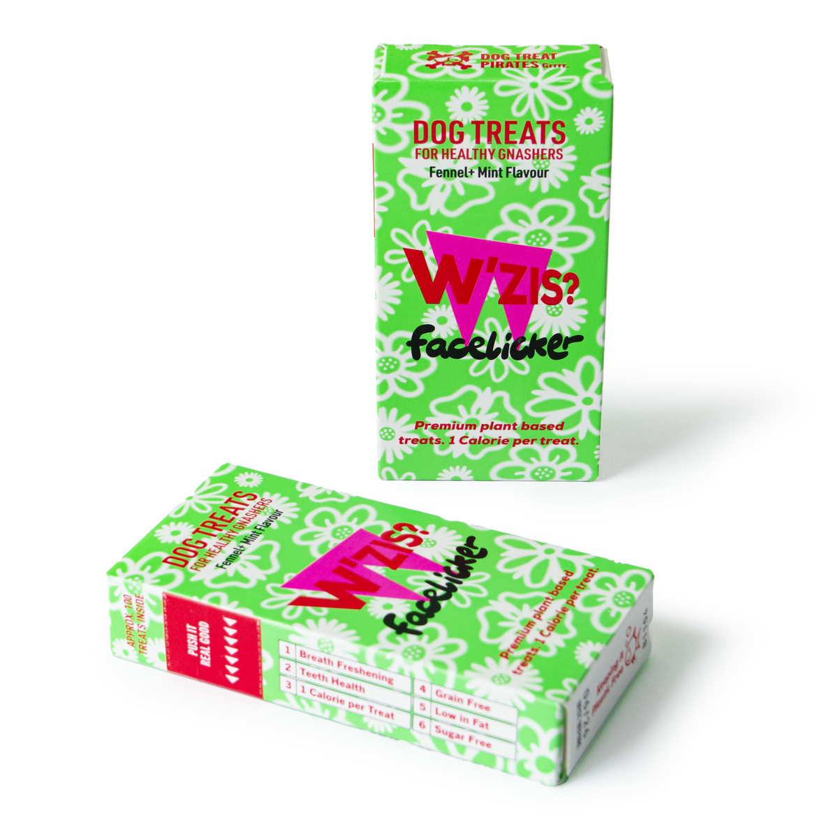 W'ZIS Dog Treats Without Meat - facelicker by penny black