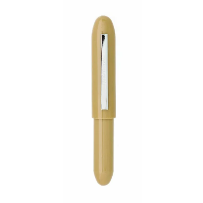Penco Bullet Ballpoint Pen Light By Penny Black in khaki beige
