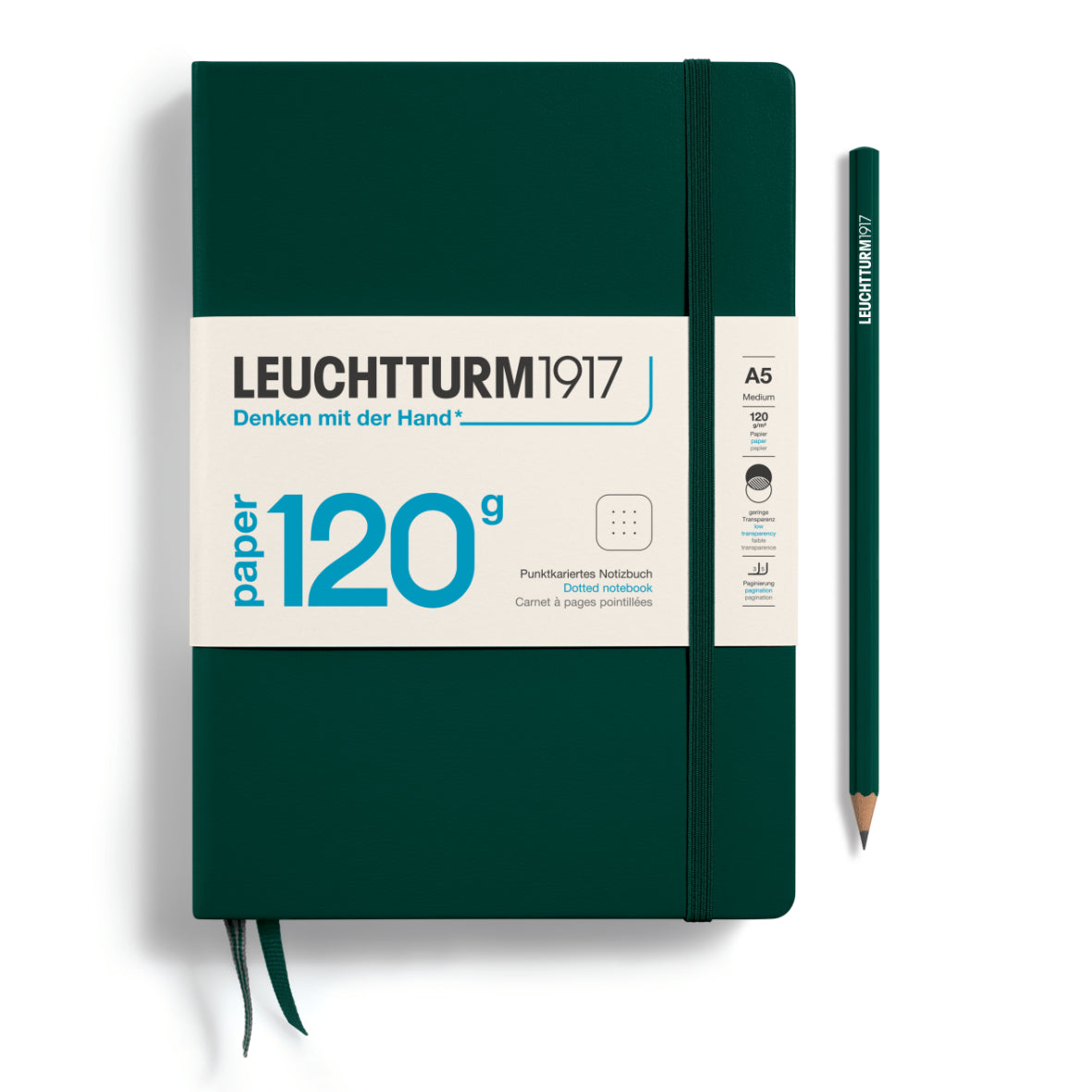 LEUCHTTURM1917 EDITION 120 A5 Hardcover Notebook | Penny Black | Joyful Stationery Every Day