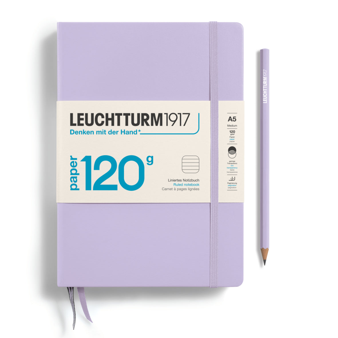 LEUCHTTURM1917 EDITION 120 A5 Hardcover Notebook | Penny Black | Joyful Stationery Every Day