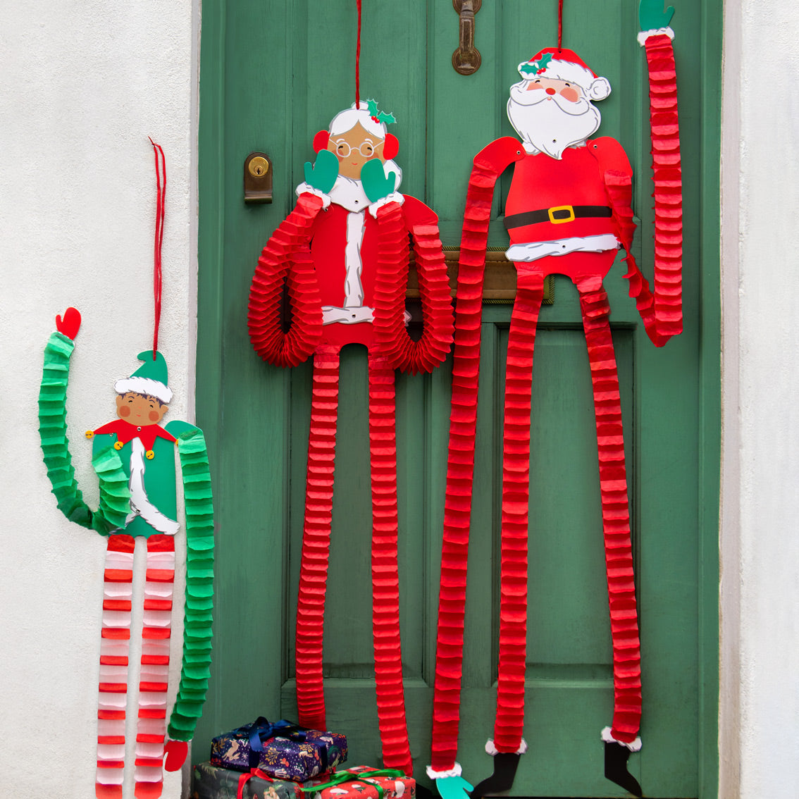 Santa's Elves Hanging Decorations - 3 Pack from penny black