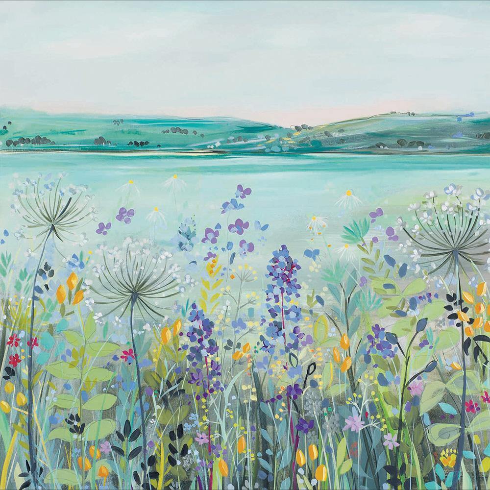 Coastal Wildflowers Card - Penny Black