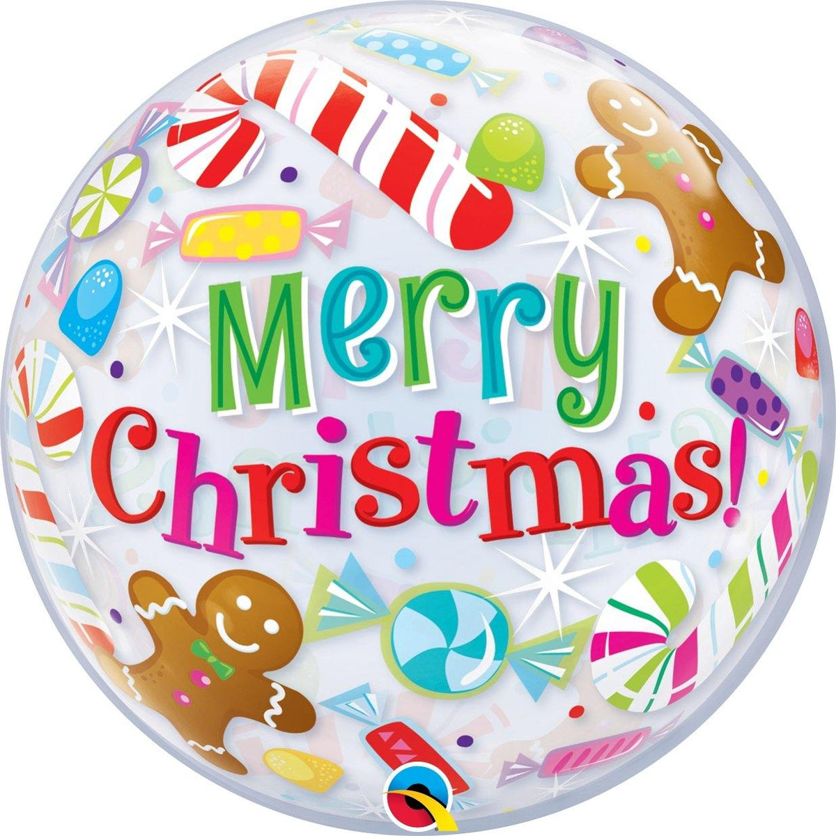Christmas Candies Bubble Balloon - Penny Black