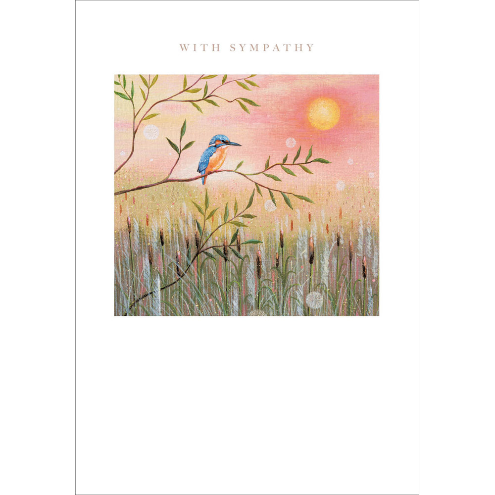 Kingfisher With Sympathy Card from Penny Black