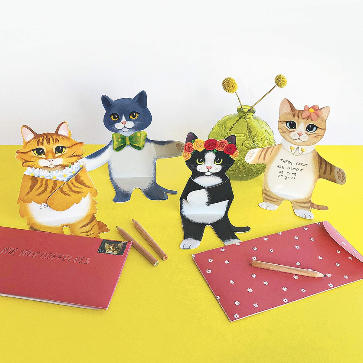 Kitten Cuddles Notecards Set - Penny Black