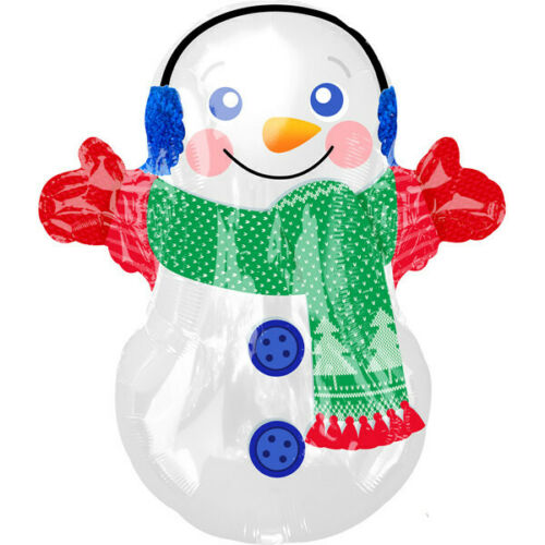 Adorable Christmas Snowman 21" Foil Balloon