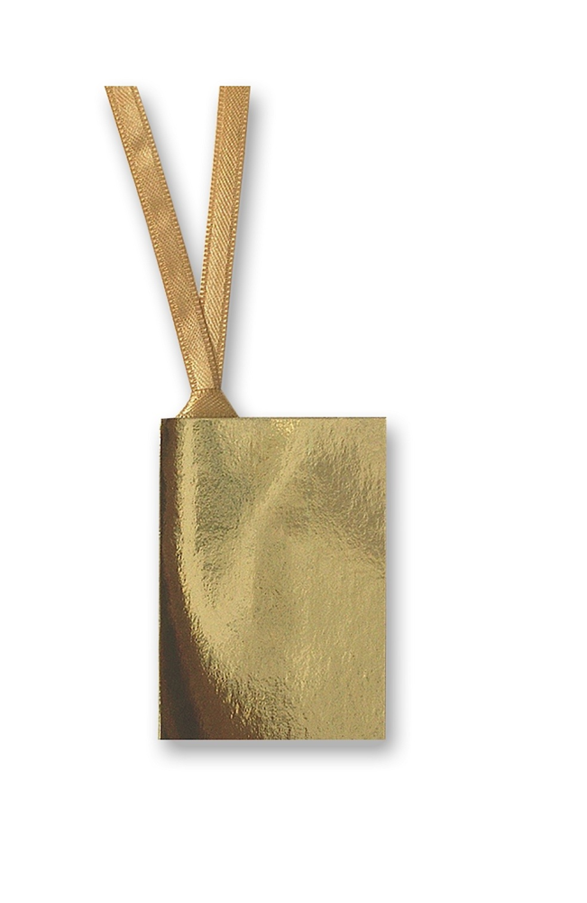 Gift Tag With Ribbon in metallic gold - Penny Black