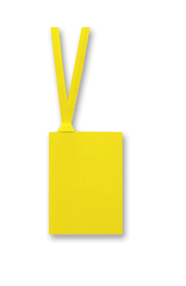 Gift Tag With Ribbon in yellow - Penny Black