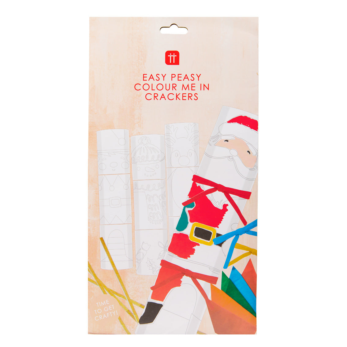 Craft With Santa Make Your Own Christmas Crackers & Place Cards 8 Pk