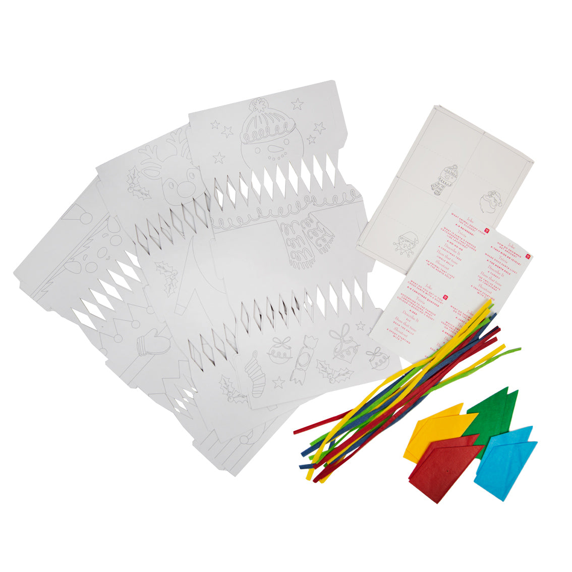 Craft With Santa Make Your Own Christmas Crackers & Place Cards 8 Pk