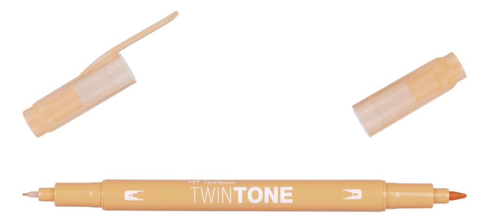 Tombow Twin Tone Dual Tip Marker Pen - Penny Black