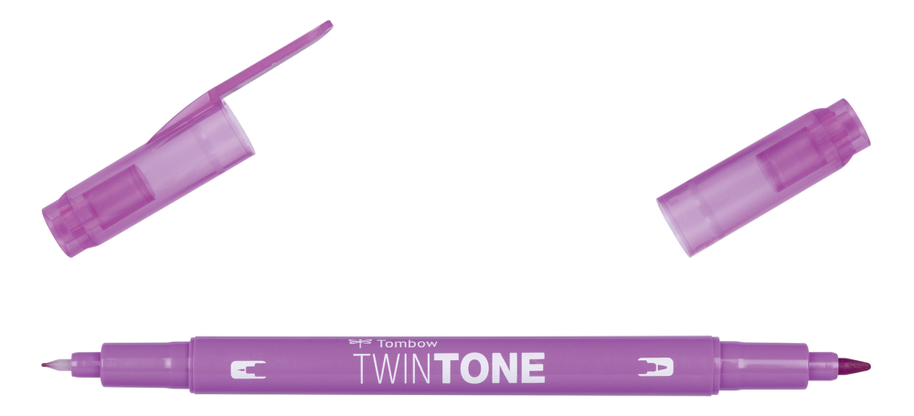 Tombow Twin Tone Dual Tip Marker Pen - Penny Black