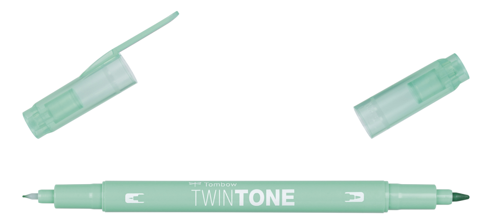 Tombow Twin Tone Dual Tip Marker Pen - Penny Black