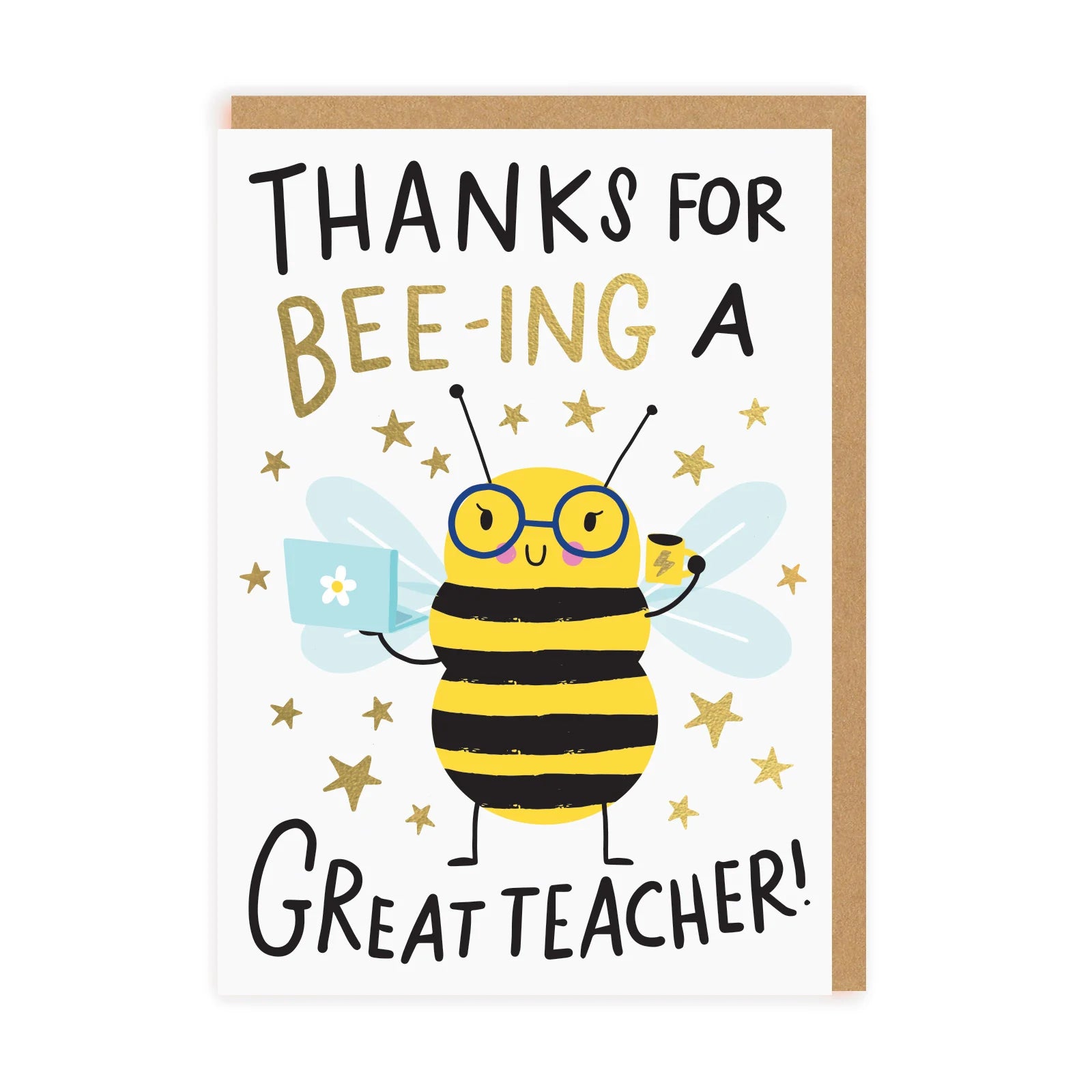 Thanks for Bee-ing a Great Teacher Card by penny black