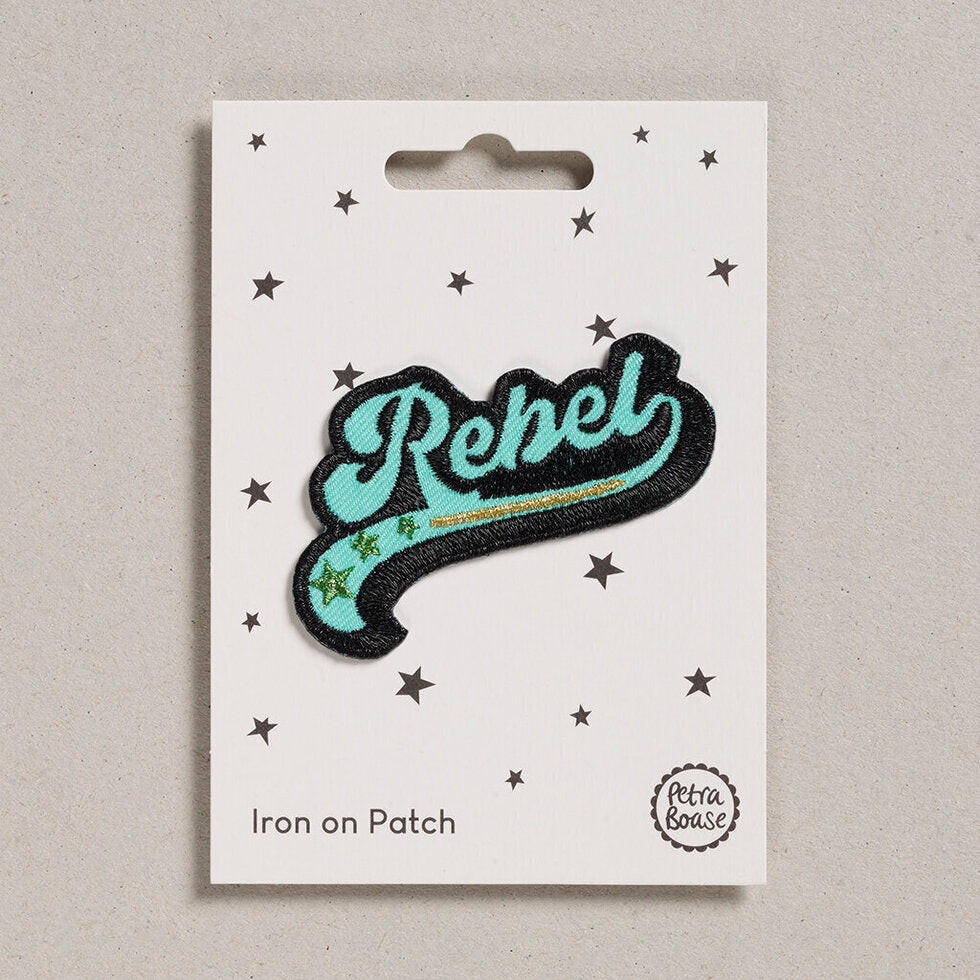 Colourful Iron on Patch - Rebel