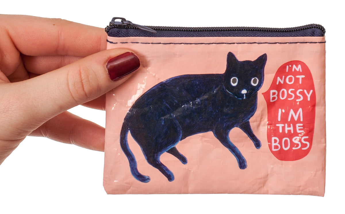 I'm Not Bossy Blue Q Coin Purse