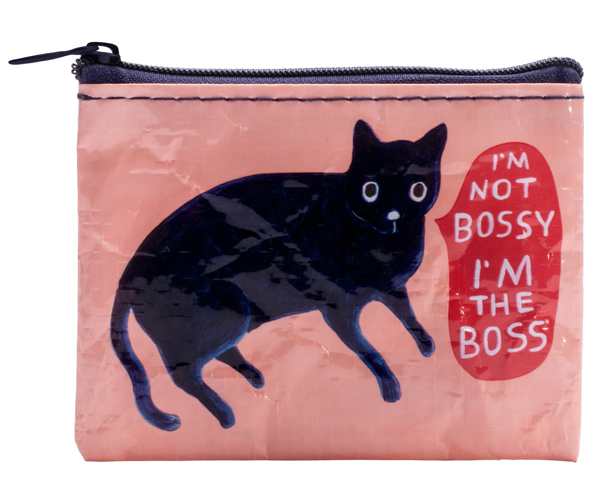 I'm Not Bossy Blue Q Coin Purse