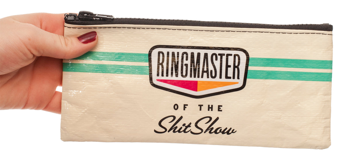 Ringmaster Shitshow Blue Q Pencil Case