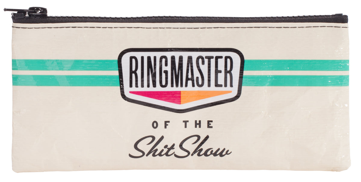 Ringmaster Shitshow Blue Q Pencil Case
