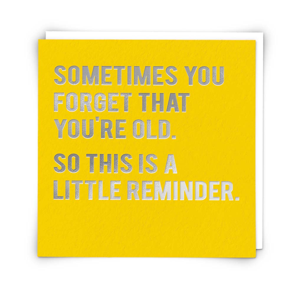 Little Reminder Birthday Card from Penny Black