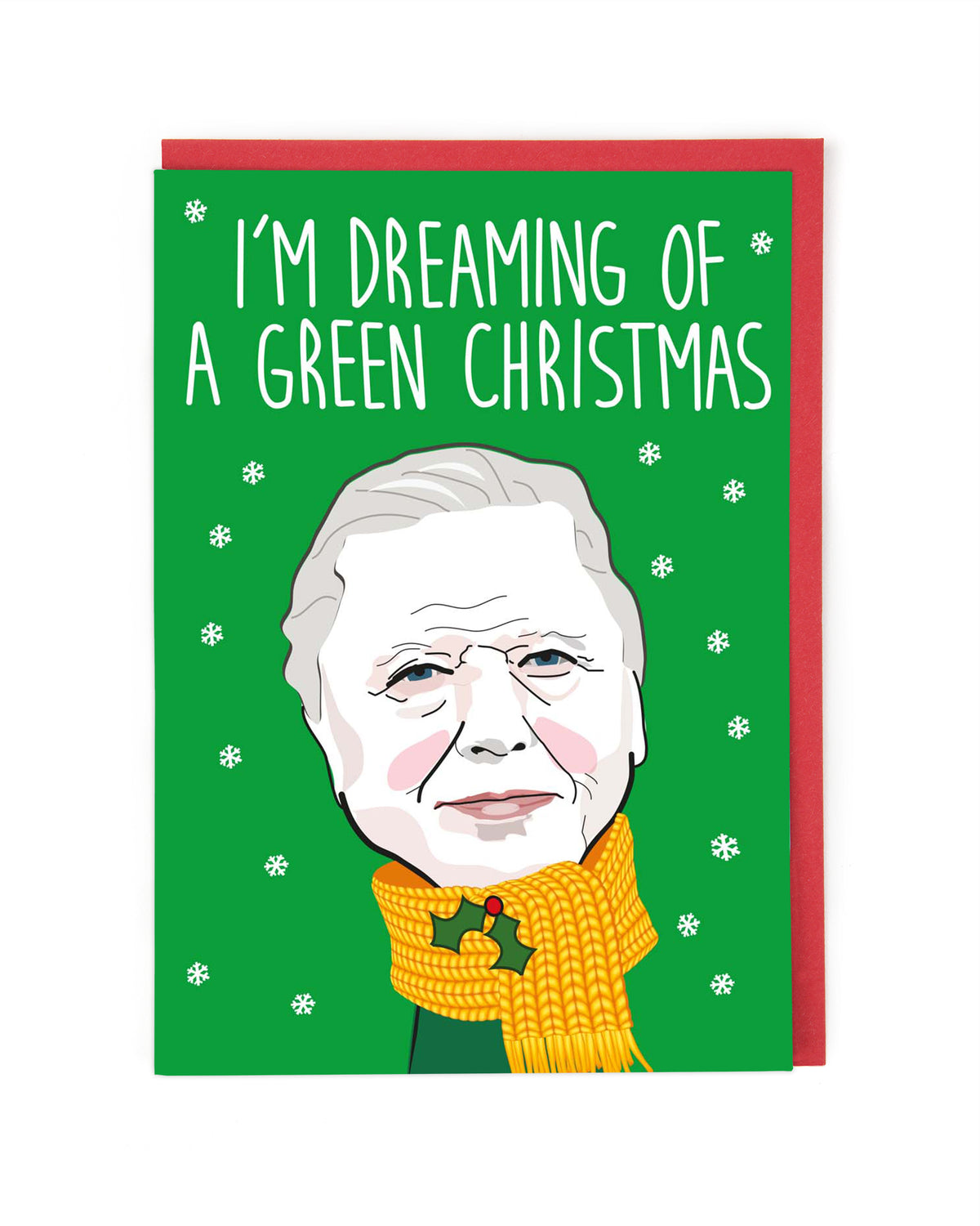 Dreaming of a Green Christmas Card