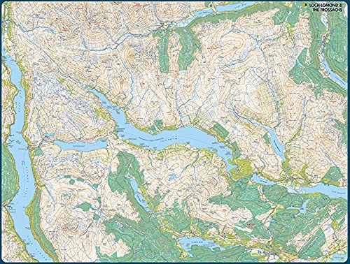 Mazzle Loch Lomond & Trossachs Map 1000 Piece Jigsaw Puzzle